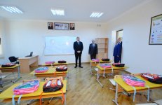Ilham Aliyev views new education block of school in Baku (PHOTO) 