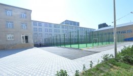 Ilham Aliyev views new education block of school in Baku (PHOTO) 