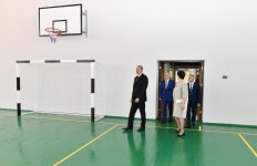 Ilham Aliyev opens new building of school in Sabunchu district