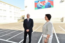 Ilham Aliyev opens new building of school in Sabunchu district