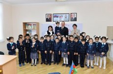 Ilham Aliyev opens new building of school in Sabunchu district