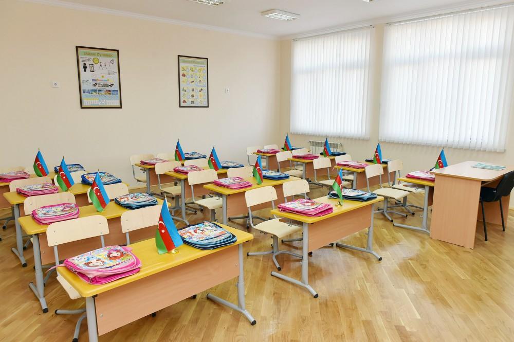 Ilham Aliyev opens new building of school in Sabunchu district