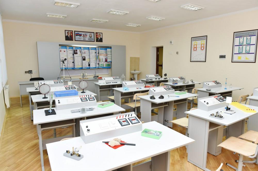 Ilham Aliyev opens new building of school in Sabunchu district