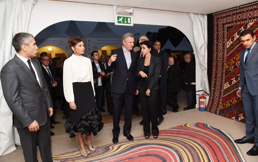 Mehriban Aliyeva at opening of Azerbaijani Village in Paris (PHOTO)