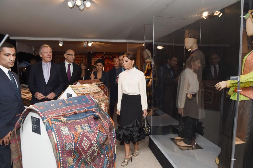 Mehriban Aliyeva at opening of Azerbaijani Village in Paris (PHOTO)