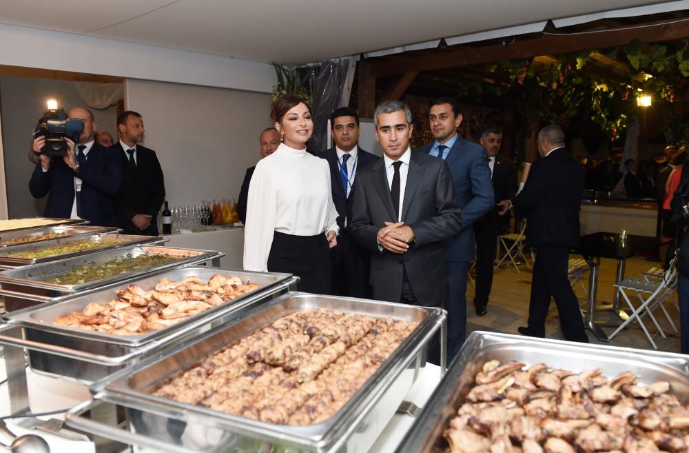 Mehriban Aliyeva at opening of Azerbaijani Village in Paris (PHOTO)