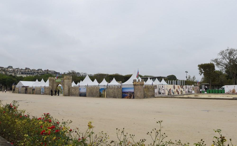 Mehriban Aliyeva at opening of Azerbaijani Village in Paris (PHOTO)