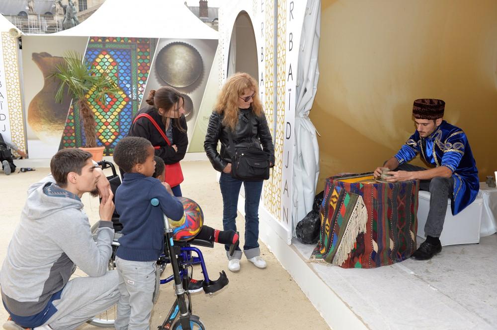 Mehriban Aliyeva at opening of Azerbaijani Village in Paris (PHOTO)