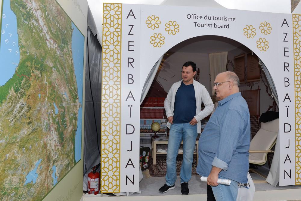 Mehriban Aliyeva at opening of Azerbaijani Village in Paris (PHOTO)