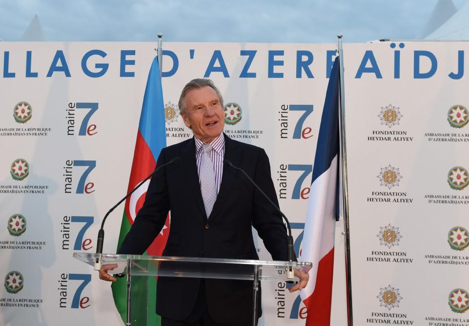 Mehriban Aliyeva at opening of Azerbaijani Village in Paris (PHOTO)