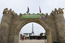 Mehriban Aliyeva at opening of Azerbaijani Village in Paris (PHOTO)