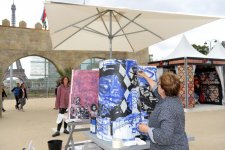 Mehriban Aliyeva at opening of Azerbaijani Village in Paris (PHOTO)