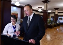 Ilham Aliyev attends opening of Mingachevir Museum of History