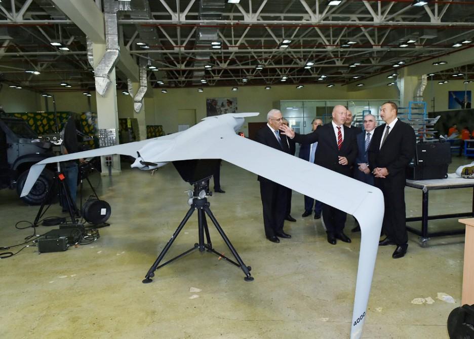 Ilham Aliyev attends Zarba UAVs presentation (PHOTO)