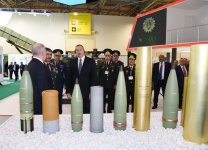 Ilham Aliyev views ADEX 2016 exhibition  (PHOTO)