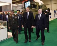 Ilham Aliyev views ADEX 2016 exhibition  (PHOTO)