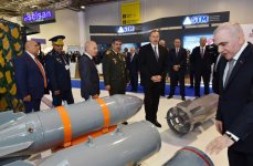 Ilham Aliyev views ADEX 2016 exhibition  (PHOTO)