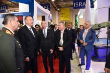 Ilham Aliyev views ADEX 2016 exhibition  (PHOTO)