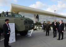 Ilham Aliyev views ADEX 2016 exhibition  (PHOTO)