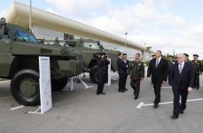 Ilham Aliyev views ADEX 2016 exhibition  (PHOTO)