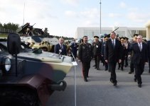 Ilham Aliyev views ADEX 2016 exhibition  (PHOTO)