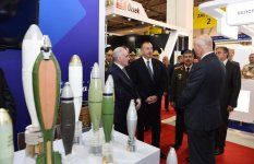 Ilham Aliyev views ADEX 2016 exhibition  (PHOTO)