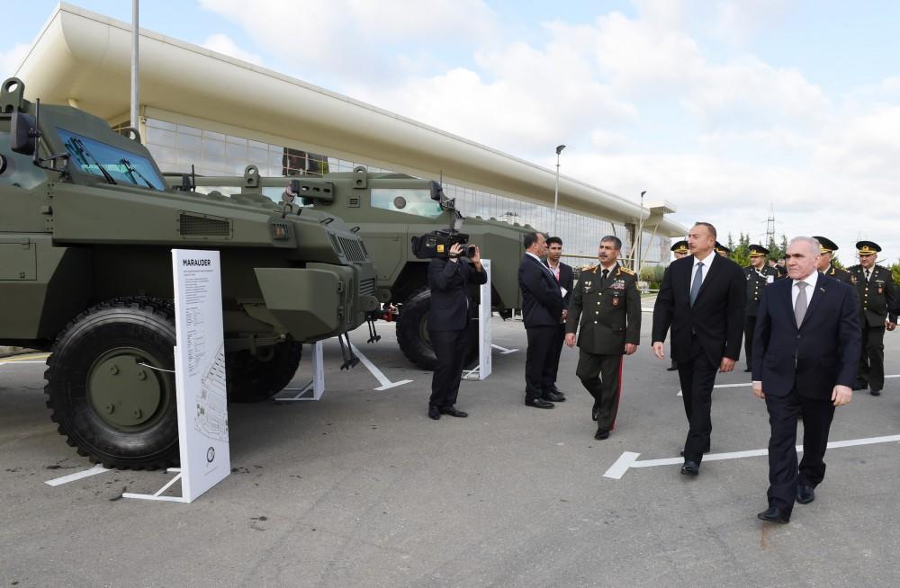 Ilham Aliyev views ADEX 2016 exhibition  (PHOTO)