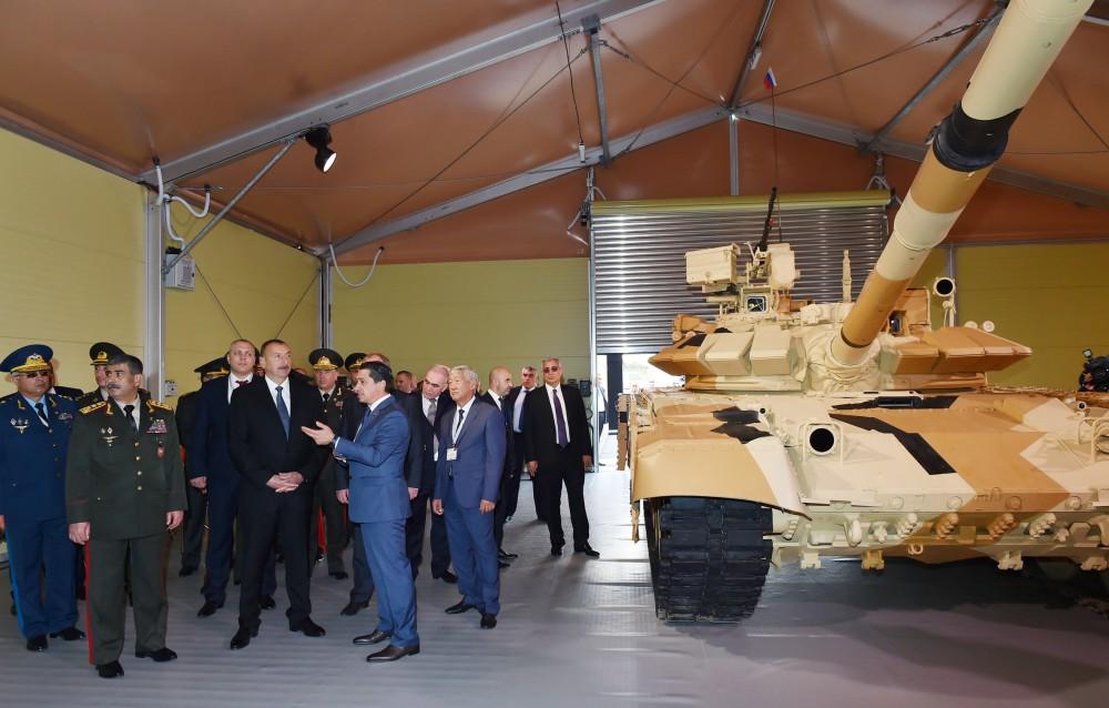 Ilham Aliyev views ADEX 2016 exhibition  (PHOTO)