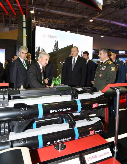 Ilham Aliyev views ADEX 2016 exhibition  (PHOTO)