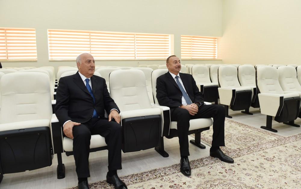 Ilham Aliyev inaugurates Children's Arts School in Sumgayit (PHOTO)