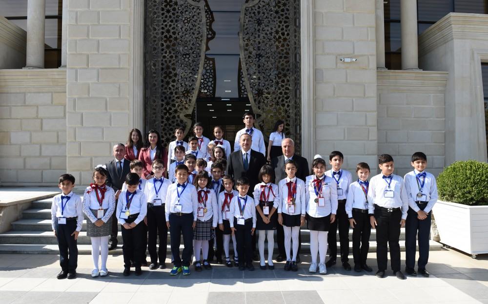 Ilham Aliyev opens Chess School in Sumgayit (PHOTOS)