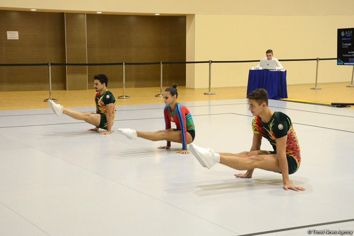 Aerobic gymnastics championship underway in Baku (PHOTO)