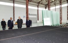 Ilham Aliyev inaugurates enterprises, boiler house in industrial park in Aghstafa (PHOTO)