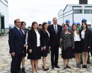 Ilham Aliyev inaugurates enterprises, boiler house in industrial park in Aghstafa (PHOTO)