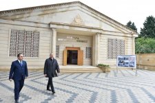 Ilham Aliyev views Aghstafa Cultural Center after renovation (PHOTO)