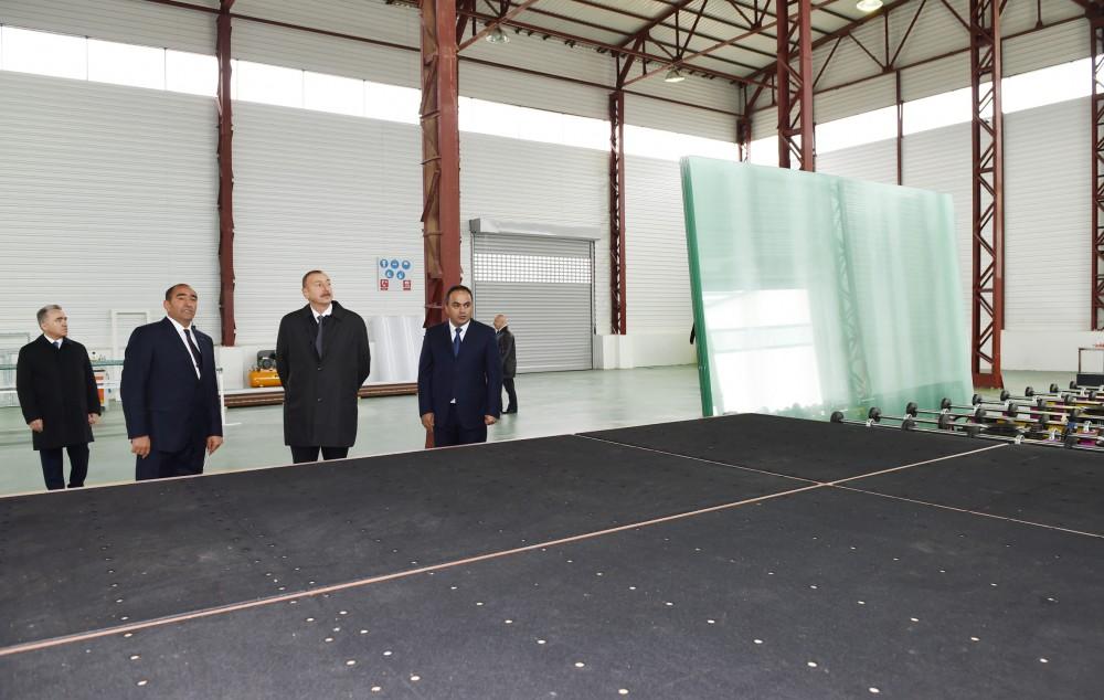 Ilham Aliyev inaugurates enterprises, boiler house in industrial park in Aghstafa (PHOTO)