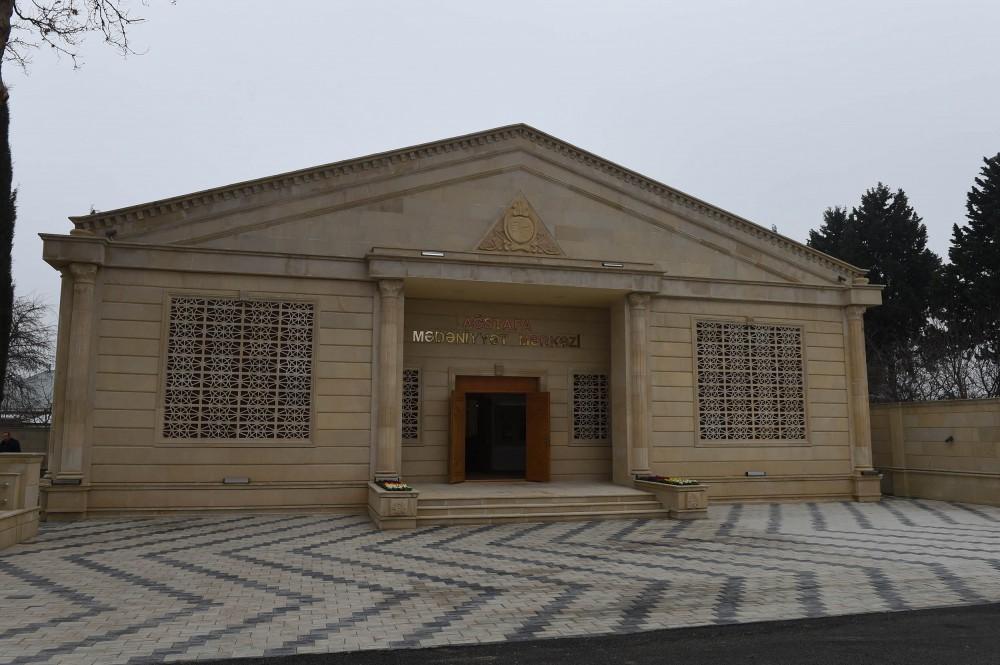 Ilham Aliyev views Aghstafa Cultural Center after renovation (PHOTO)