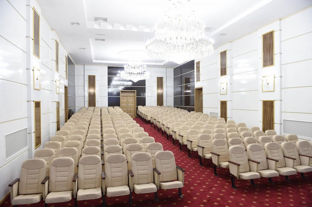 Ilham Aliyev views Aghstafa Cultural Center after renovation (PHOTO)