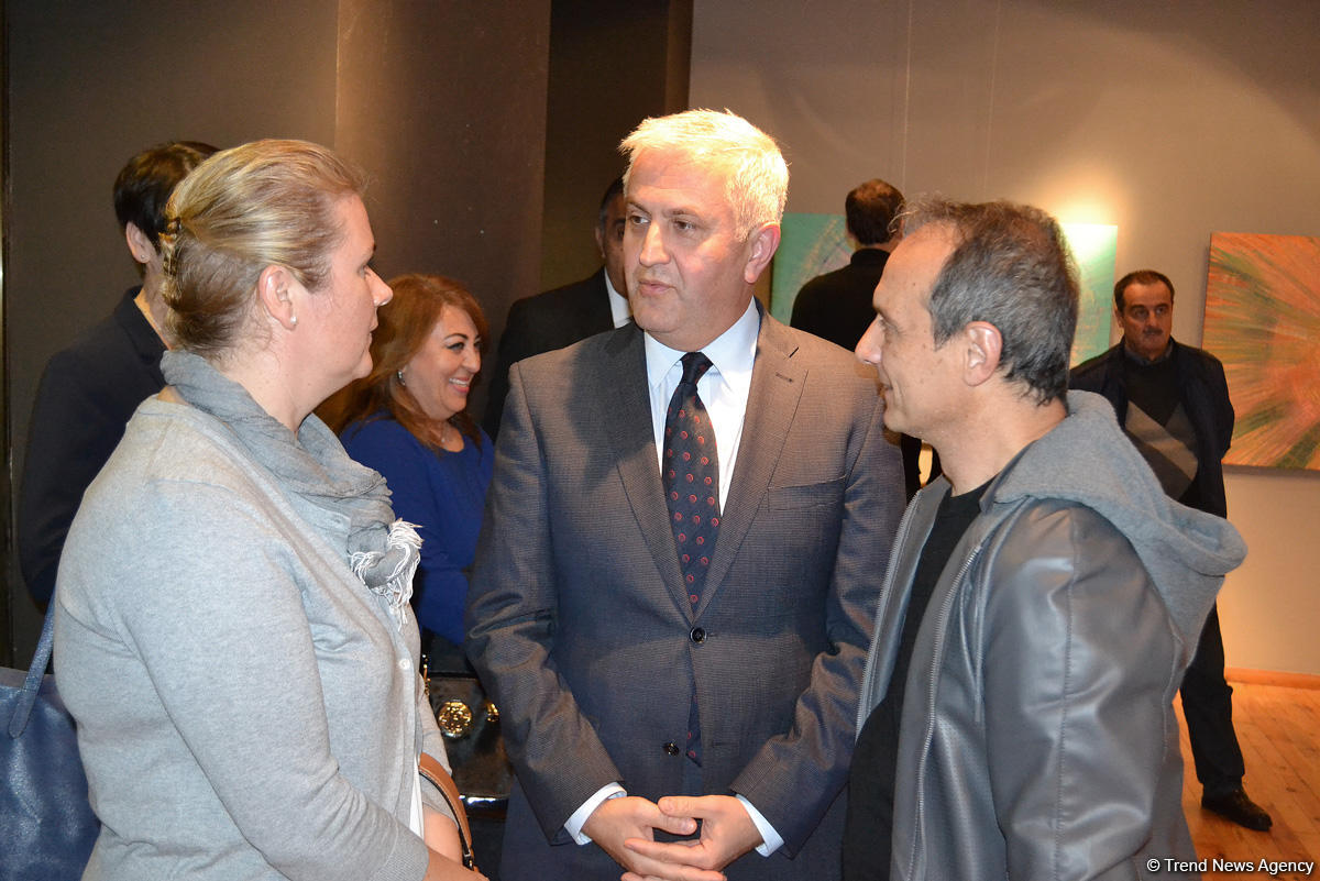 Solo exhibition of Lithuanian artist opens in Baku (PHOTOS)