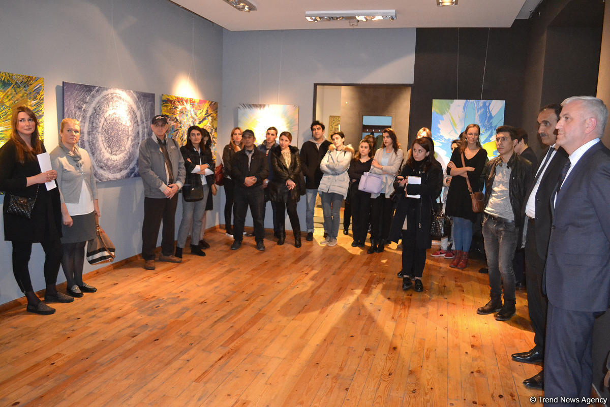 Solo exhibition of Lithuanian artist opens in Baku (PHOTOS)