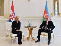 President Aliyev: Azerbaijan-Croatia relations at high level  (PHOTO)