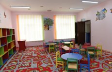 Ilham Aliyev attends opening of orphanage-kindergarten in Beylagan