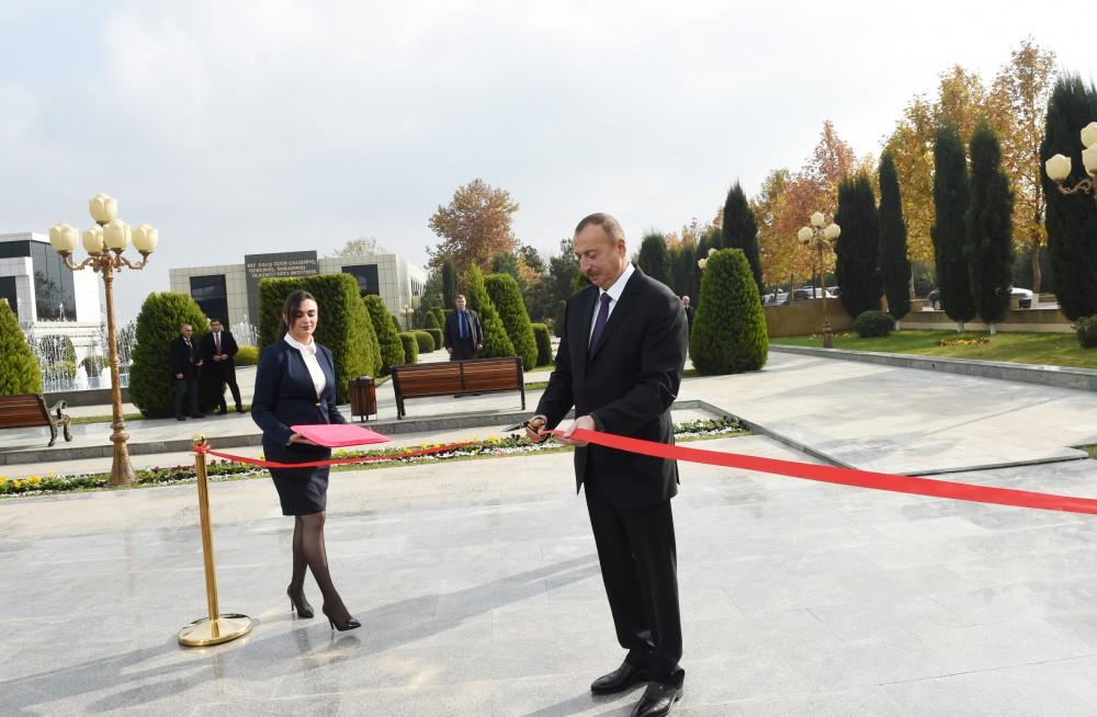 President Aliyev inaugurates Flag Museum in Beylagan