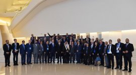 Ilham Aliyev taking part in 5th News Agencies World Congress (PHOTO)