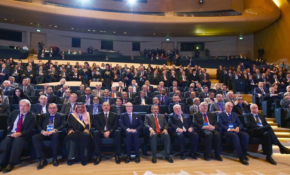 Ilham Aliyev taking part in 5th News Agencies World Congress (PHOTO)