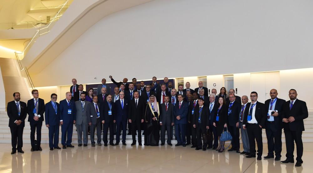 Ilham Aliyev taking part in 5th News Agencies World Congress (PHOTO)