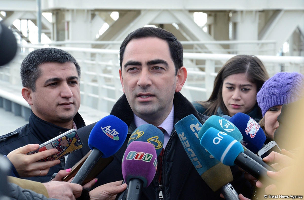 Baku port construction 1st stage to end until late 2017 (PHOTO)