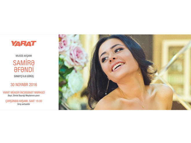 YARAT presents Samira Efendiyeva’s live music event