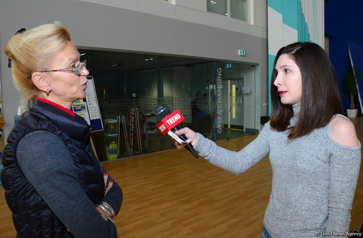Gymnastics coach: Training conditions in Baku fantastic (PHOTO)