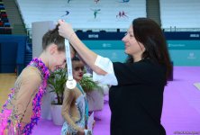 Baku hosts award ceremony of 23rd gymnastics championship  (PHOTO)